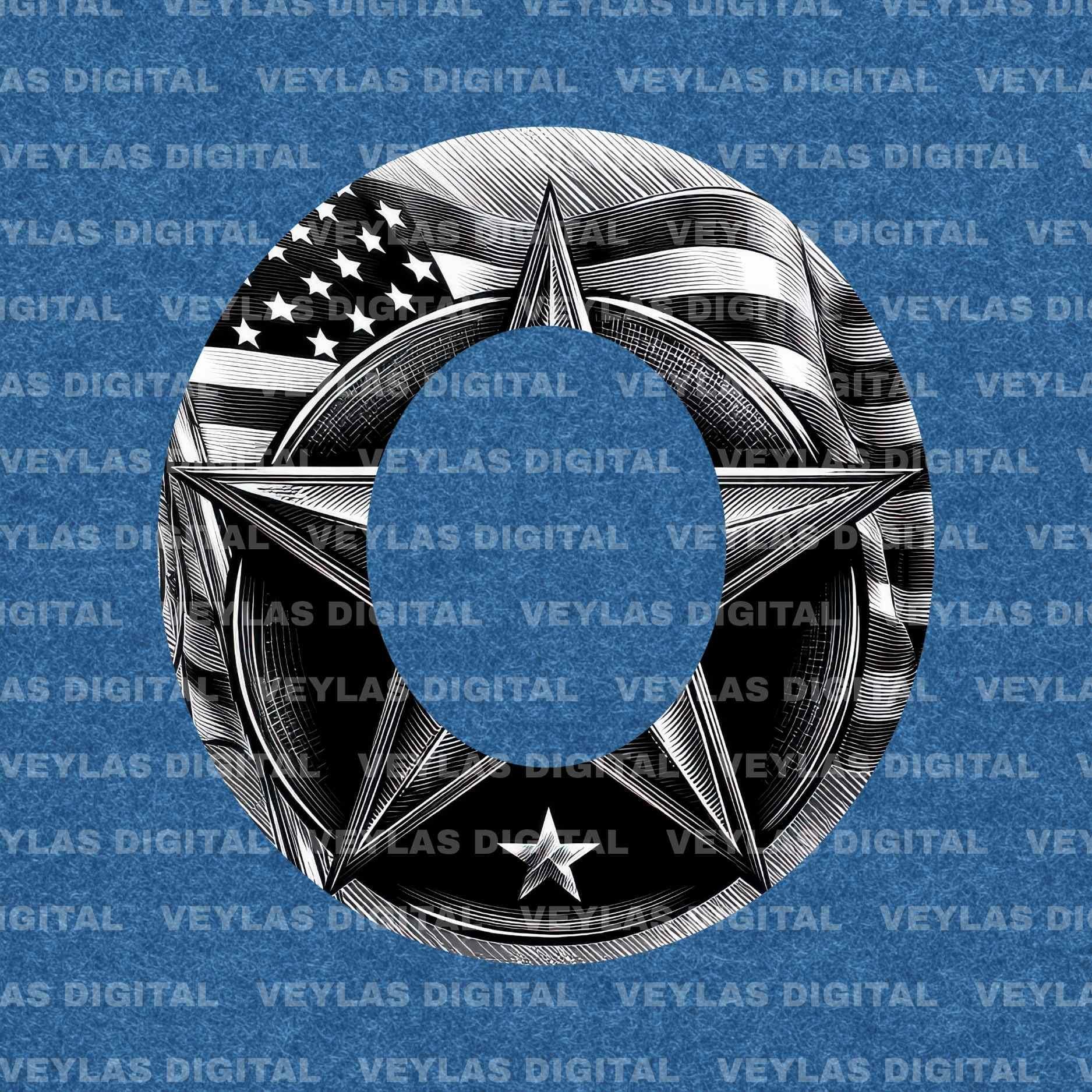 US Army Star Hat Pyrography Design - Laser Engraving Template (digital ...