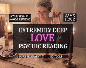 Een diepgaande liefdestarotlezing binnen hetzelfde uur, tweelingziel-soulmate, inzichten van een medium, begeleiding bij een diepe zielsverbinding.