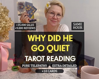Same Hour | Why Did He Go Quiet Tarot Reading | Sudden Silence Explained | What He's Really Thinking Now | Psychic Love Insight
