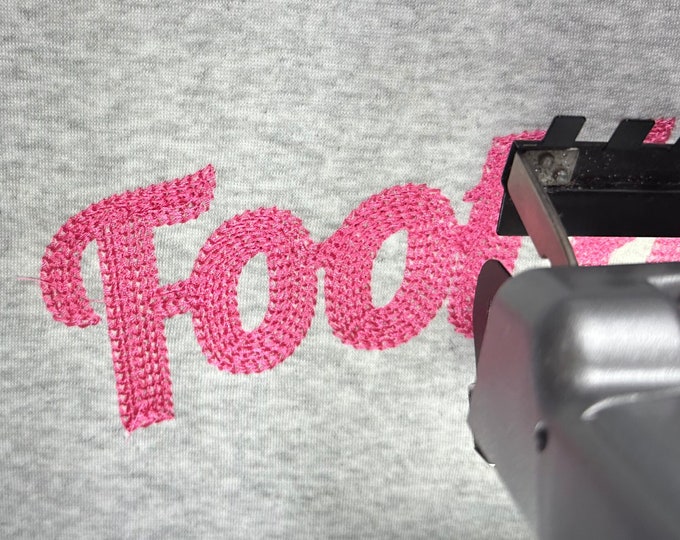 Cursive Chain Font hand stitch effect machine embroidery designs hand alphabet letters chain fill monogram script 1.5 up to 4 inch BX incl
