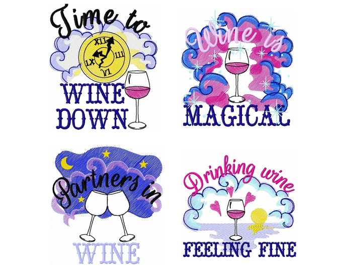 Stunning funny towel embroidery designs, wine cute quotes sayings machine embroidery designs 5x7, kitchen towels embroidery, love wine