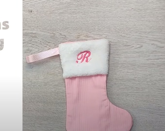 Quick 5 MIN project - Christmas Stockings with cuff Sock advent Easy and quick In The Hoop ITH machine embroidery designs 4x4, 5x7, 6x10