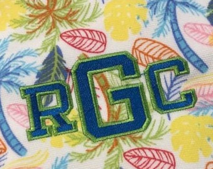 Mini Varsity Collegiate type Font machine embroidery designs - capital letters and numbers 2 colors fill stitch and outline alphabet, BX