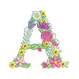 Bruderschaften & Schwesternschaften Floral griechischen Buchstabe ALPHA, Maschinenstickerei Designs 3,5 4 5 6 7 Zoll. SOFORT DOWNLOAD