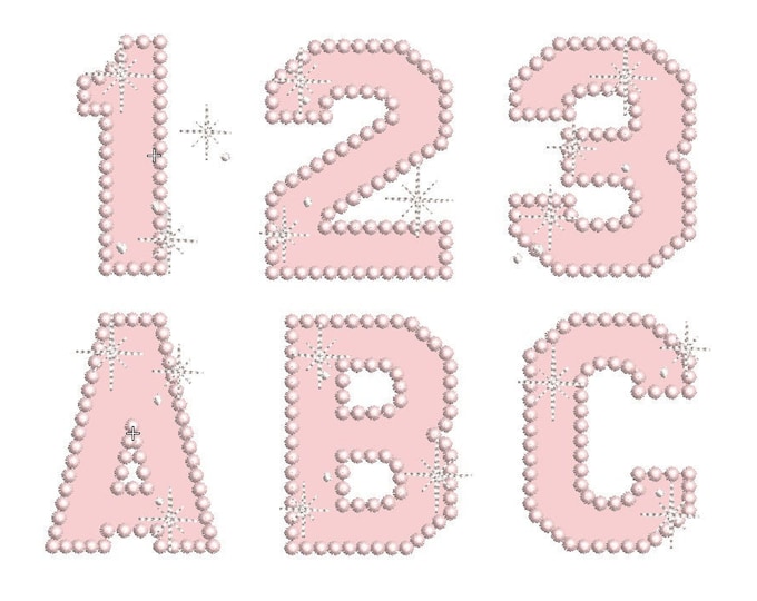 Sparkling dancer sport monogram applique Font machine embroidery designs, monogram alphabet numbers 2, 3, 4 inches BX font included