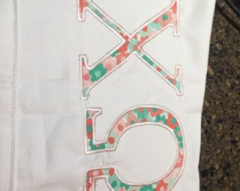 Greek applique Font machine embroidery applique designs 2, 3, 4, 5 and 6 inches
