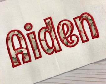Cute Monogram applique Font machine embroidery applique designs, monogram, alphabet - letters and numbers 2, 3, 4inches INSTANT DOWNLOAD