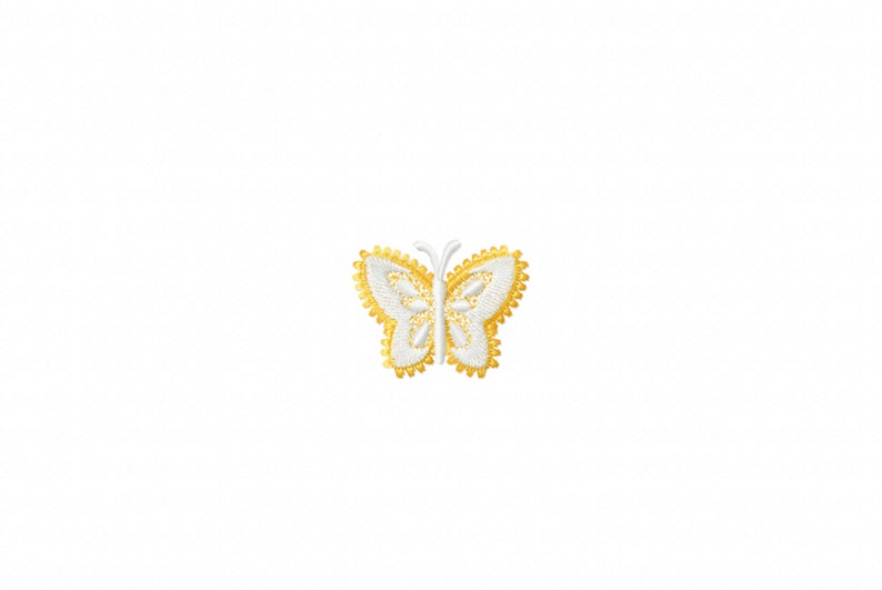 Small Mini FSL Lace Butterfly Free Standing Lace Machine Embroidery ...