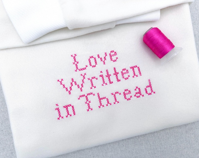 Cross Stitch FONT Cristella machine embroidery designs Alphabet Monogram letters numbers classy Block Font mini sizes 0.7 up to 1.4 inch