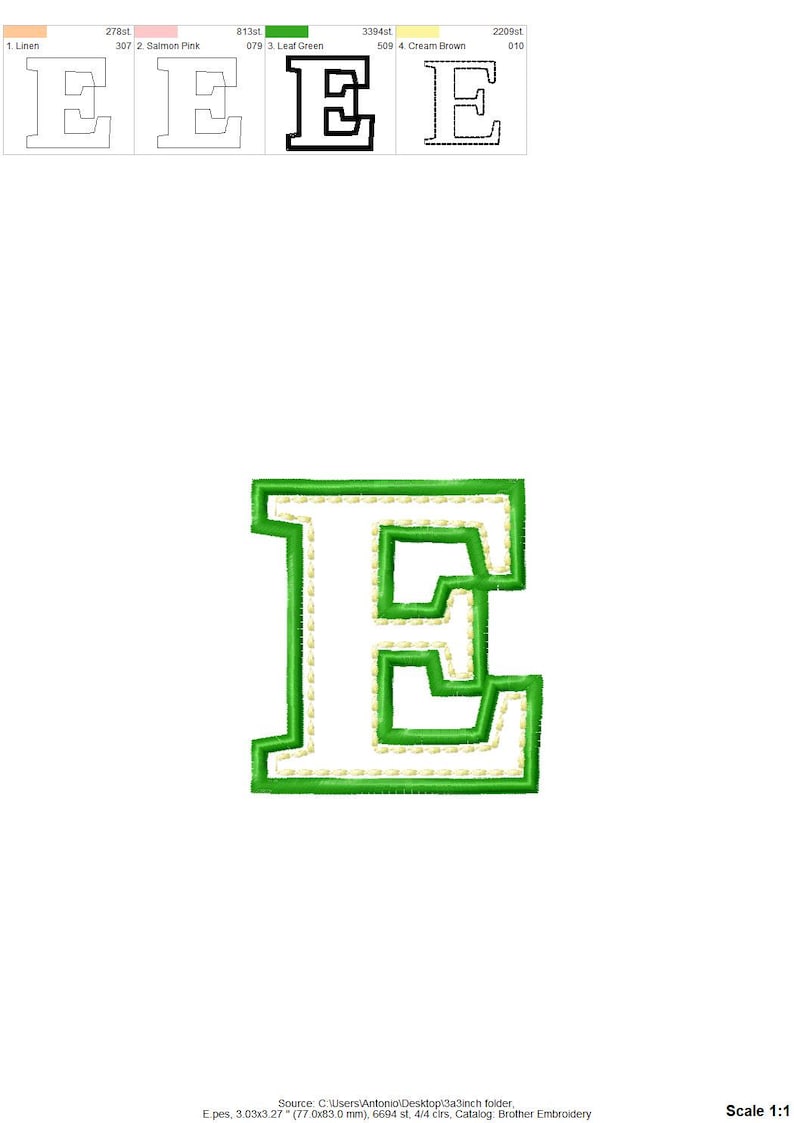 Applique FONT Tilda satin stitch and hand stitch effect 2 outline Alphabet Monogram machine embroidery designs sizes – Close-up Stitch Detail Instant Download By Artapli Embroidery Format PES HUS DST JEF EXP VP3 XXX EXP