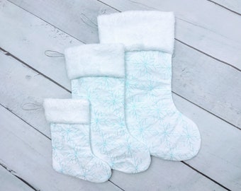 Quick 5 MIN project - Christmas Stockings with cuff Sock advent Easy and quick In The Hoop ITH machine embroidery designs for hoop 5x7, 6x10