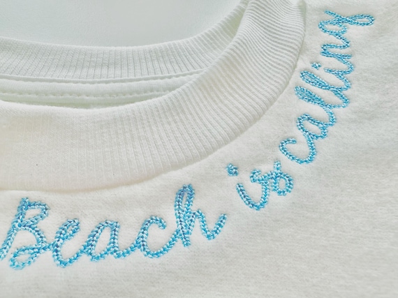 Tiny Chain FONT machine embroidery designs mini sizes 0.6 up to 2 inch handwritten script alphabet Monogram letters Neckline lettering Font