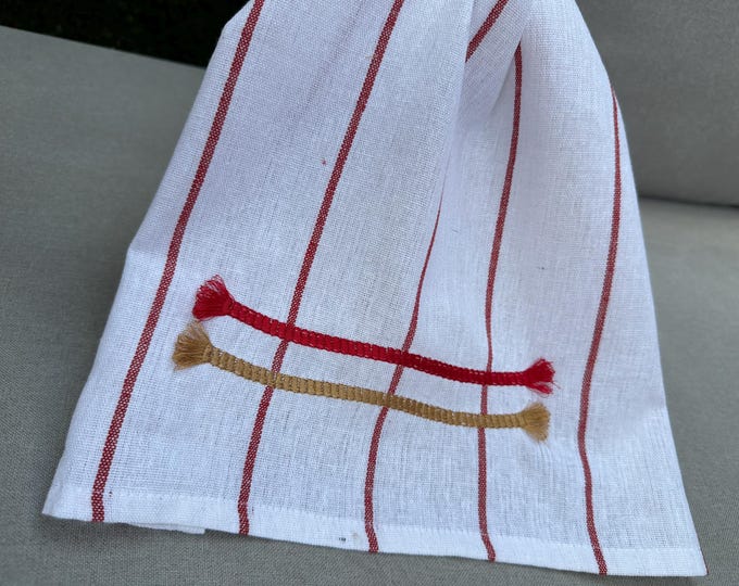 Fringed tassel bottom border Rope stitch Cords monogram tassel Machine Embroidery Designs towel decoration in the hoop ITH project decor