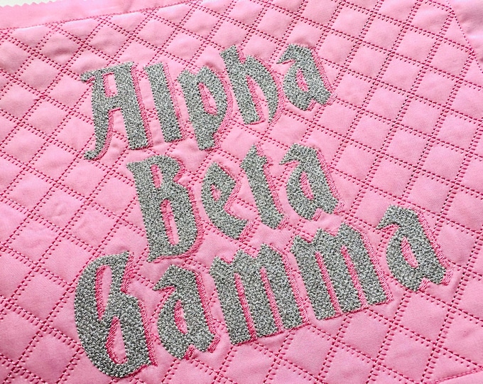 Glitter Shadow Font Old Style Font monogram HTV glitter vinyl alphabet letters machine embroidery designs sizes from 1.1 up to 3.9 inch BX