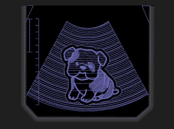 We Re Getting A New Puppy Bulldog Ultrasound Tech Etsy