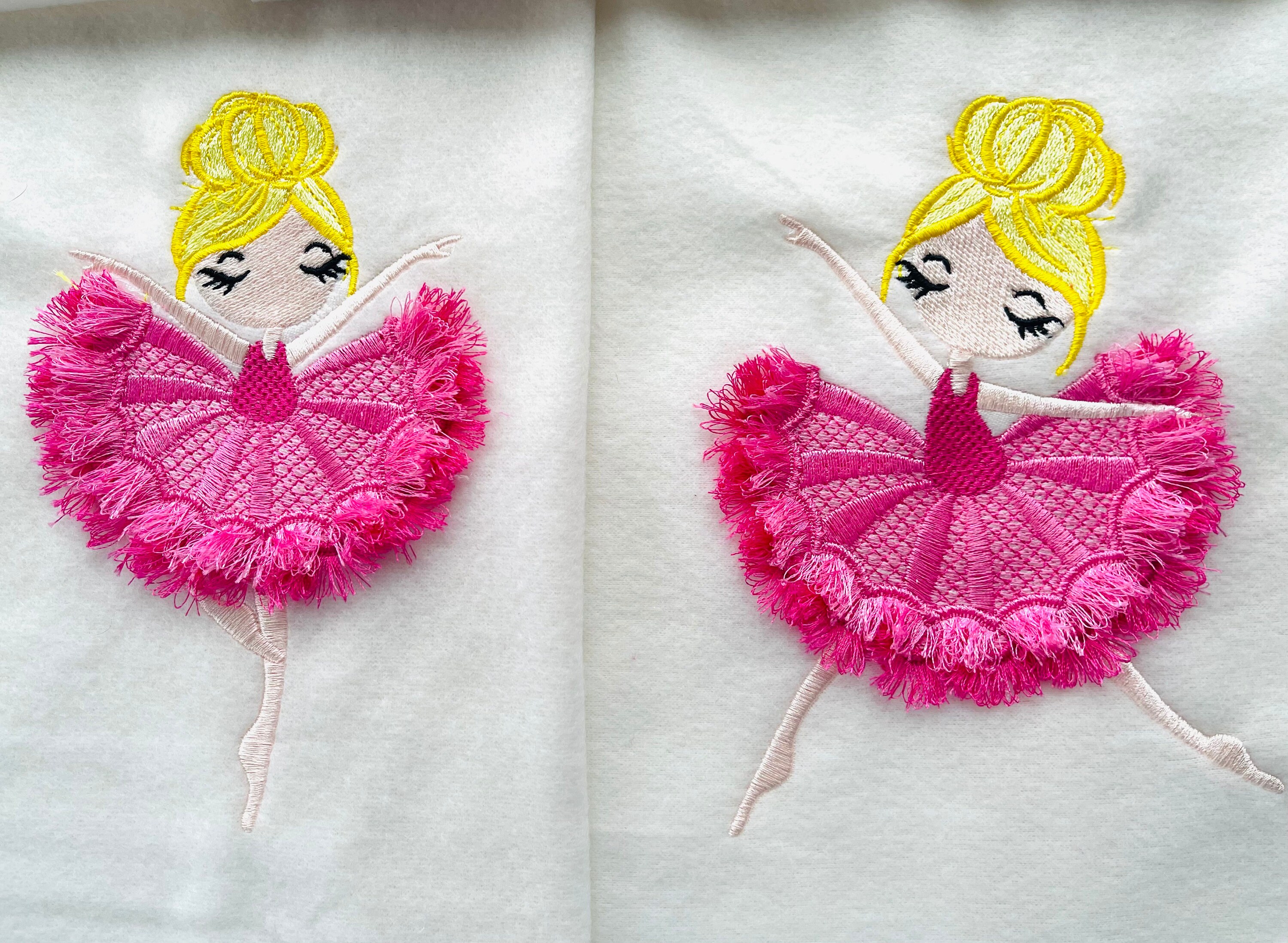Textured linen Ballerinas with Handmade Folds main image 0