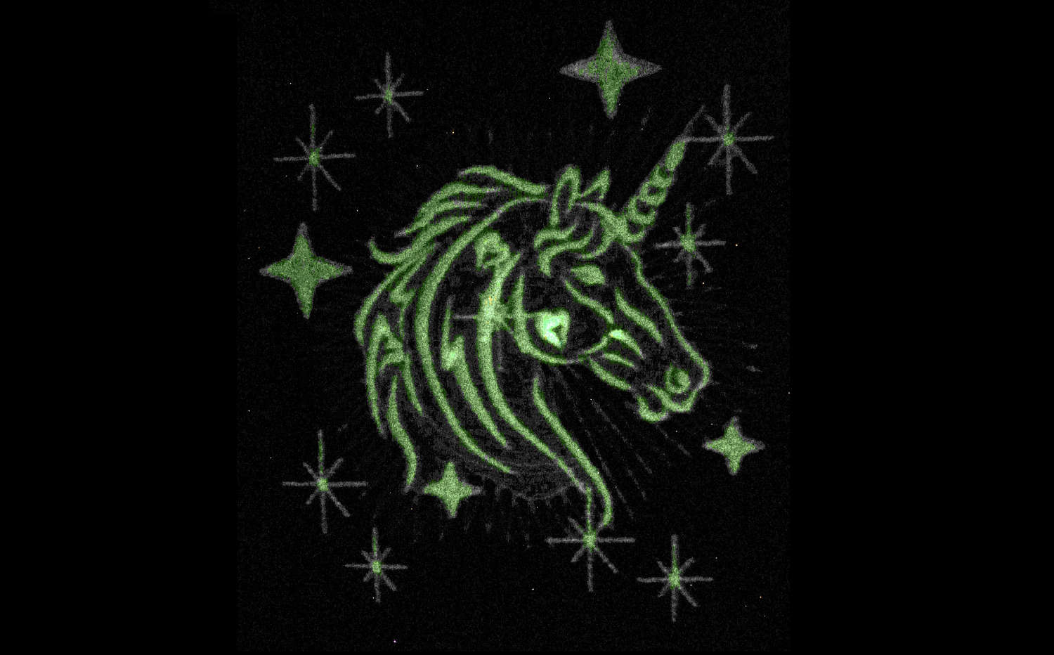 Unicorn magic head / Glow in the dark special designed ...