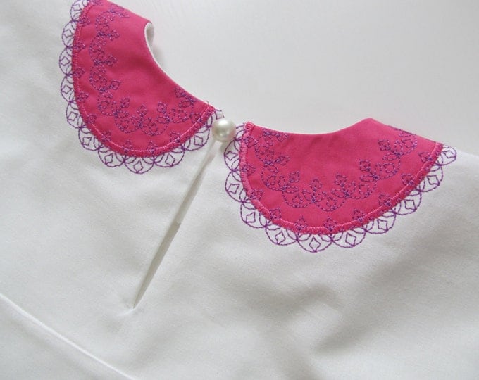 Simply instant collar design Sewist helper in the hoop ITH project machine embroidery designs kids baby outfit collar neckline embroidery