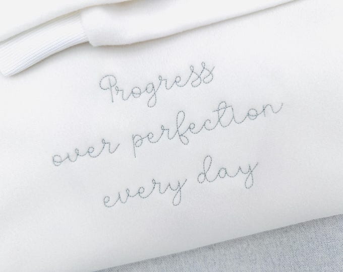 Handwritten script FONT Butter Bean Stitch Alphabet Monogram machine embroidery designs letters numbers punctuation many sizes 0.5 to 2.2 in