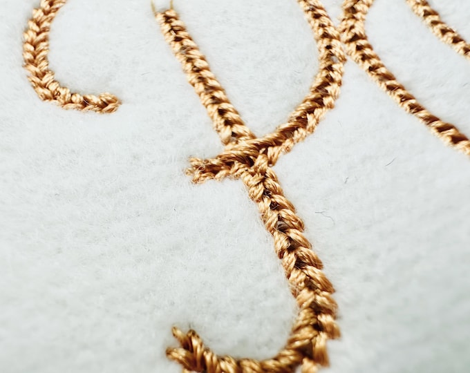 Tiny Chain FONT Sandy machine embroidery designs small sizes 1 up to 2.4 inch Neckline Font kids handwritten script alphabet letters and BX