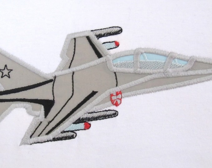 Fighter  - machine embroidery applique designs - for hoop 4x4, 5x7 an 6x10
