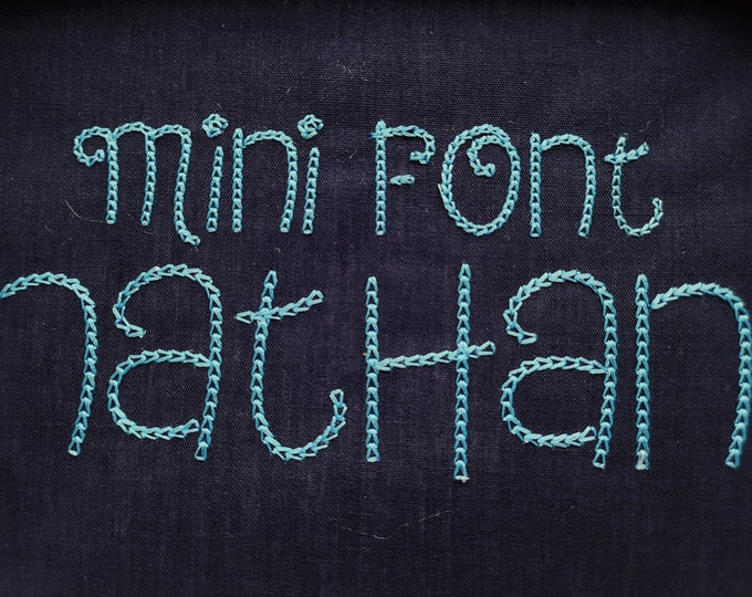 Quick light stitch one height Chain FONT machine embroidery designs in assorted mini sizes alphabet letters, playful kids link chain, BX