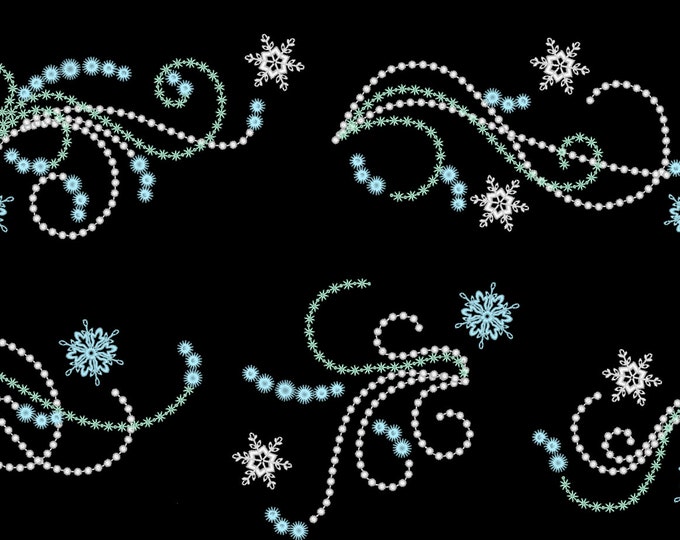 Frozen snowflake swirl star tail machine embroidery designs SET of snowflakes and tails for hoop 4x4, 5x7 Christmas winter star swirls curls