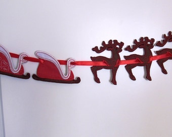 Christmas deer banners - In The Hoop Machine Embroidery Applique designs all done In-The-Hoop, download multiple sizes 4x4 and 5x7