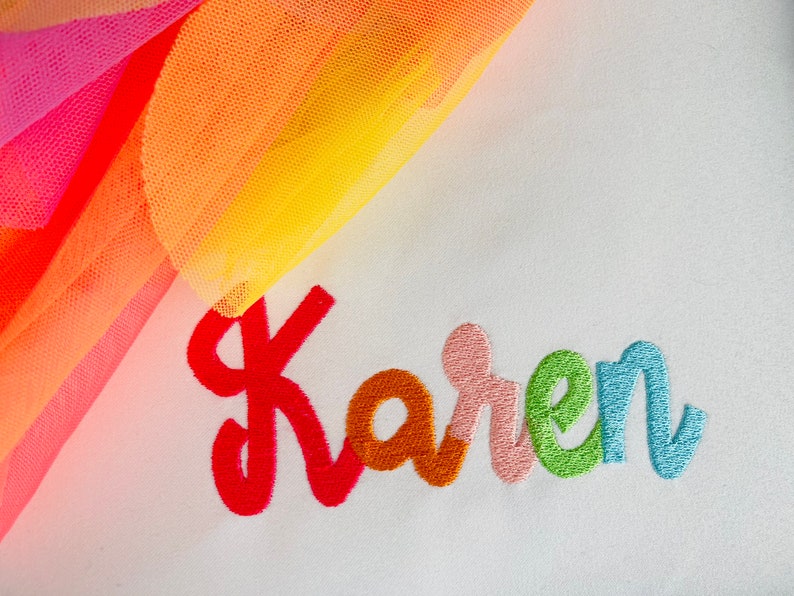 Fill Stitch Karen Font Alphabet Playful Kids Baby Monogram Name Machine ...