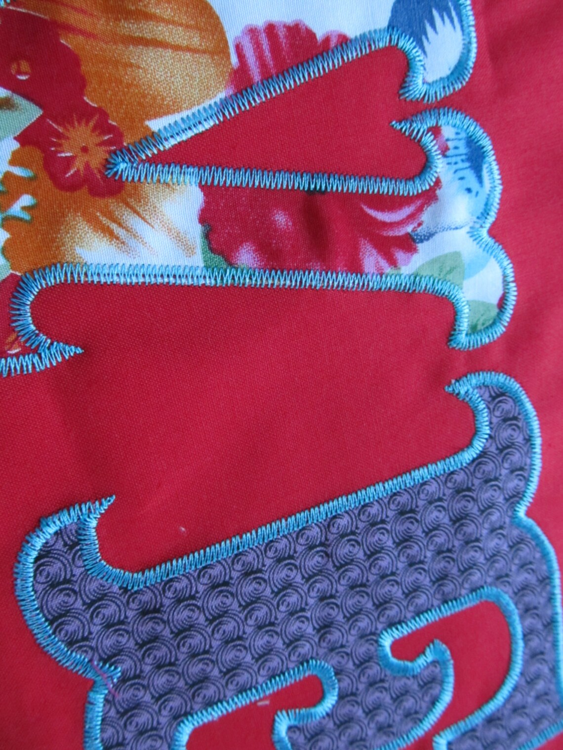 Zig Zag Stitch Circus Monogram Applique Font Machine Etsy