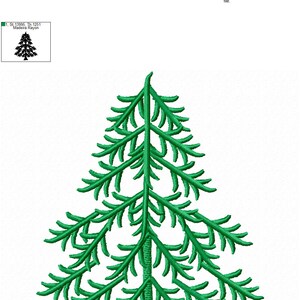 Christmas tree blank file for your creative decoration. Use imagination to decorate it. Bows, crystals, felt, buttons, lace.. 4x4 and 5x7 image 3