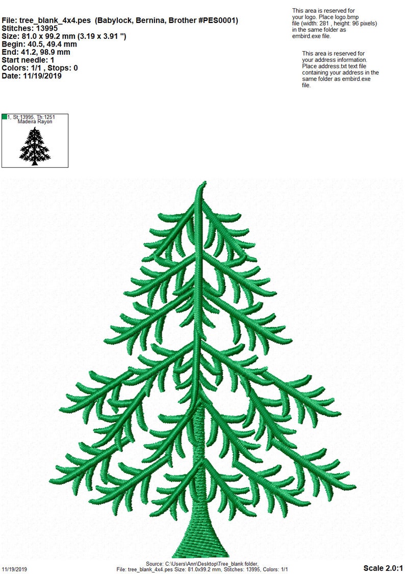 Christmas tree blank file for your creative decoration. Use imagination to decorate it. Bows, crystals, felt, buttons, lace.. 4x4 and 5x7 image 3