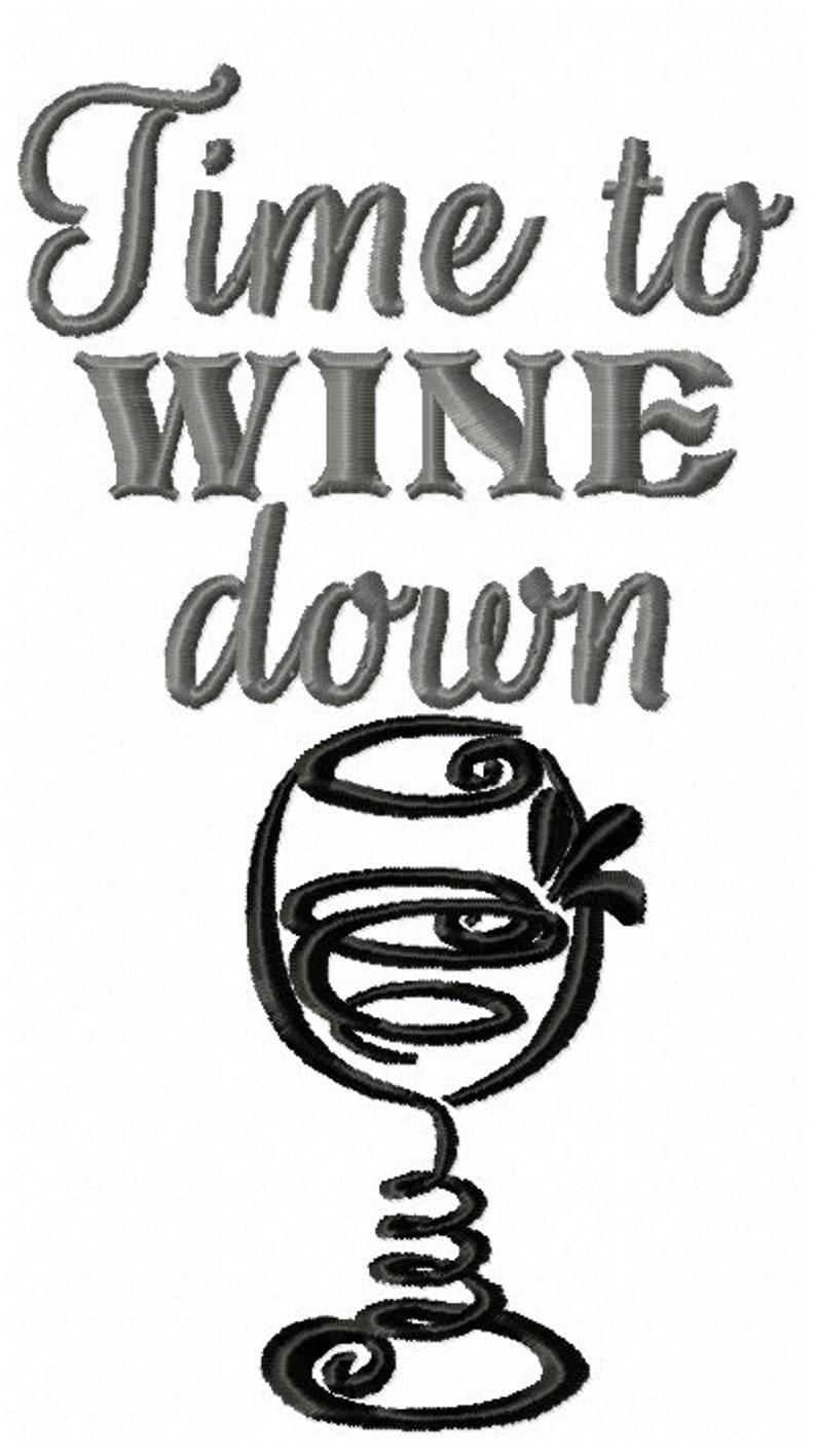 kitchen wine cute quotes machine embroidery designs 7