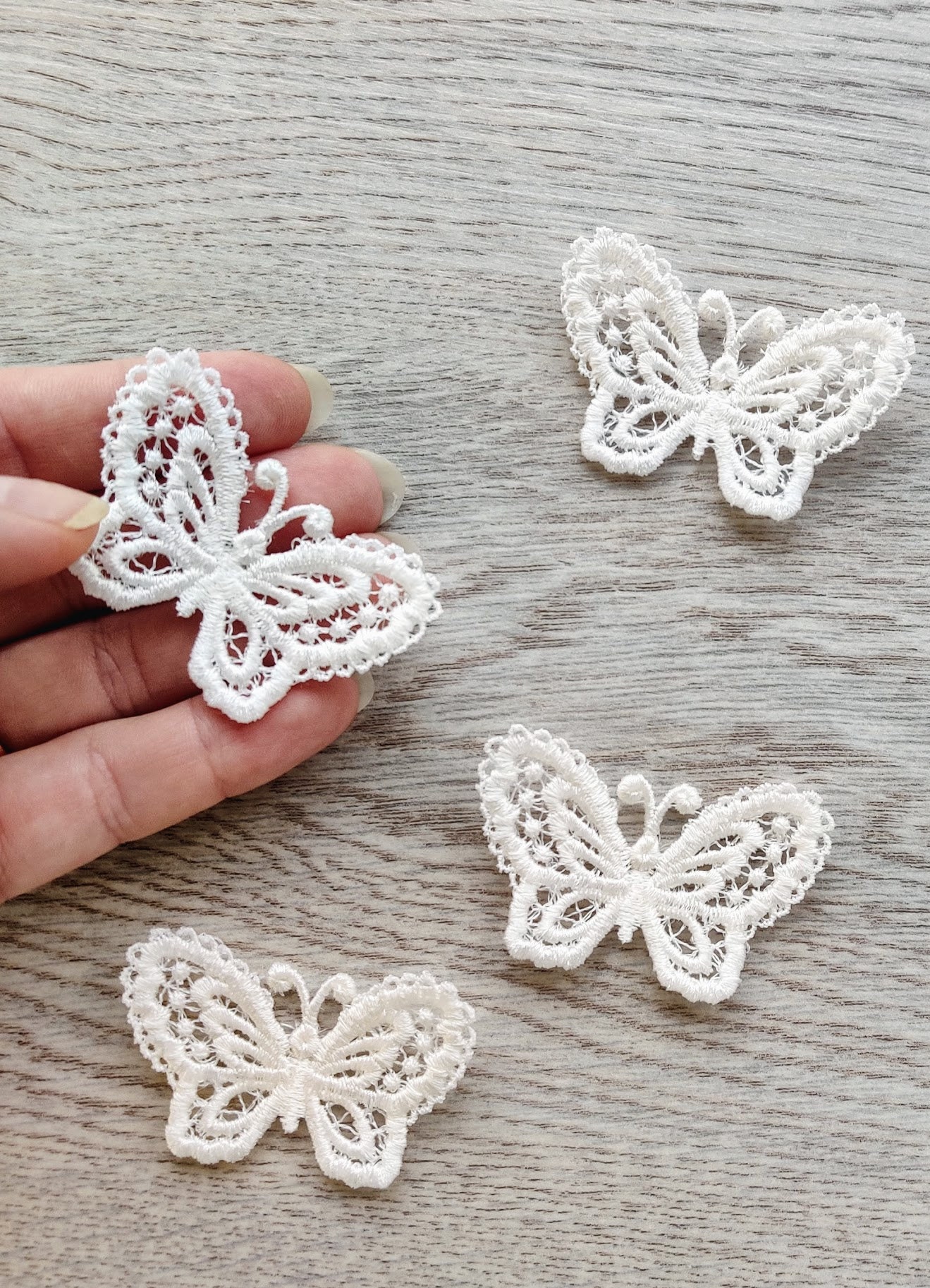 SMALL Butterfly three-dimensional FSL Free standing lace machine