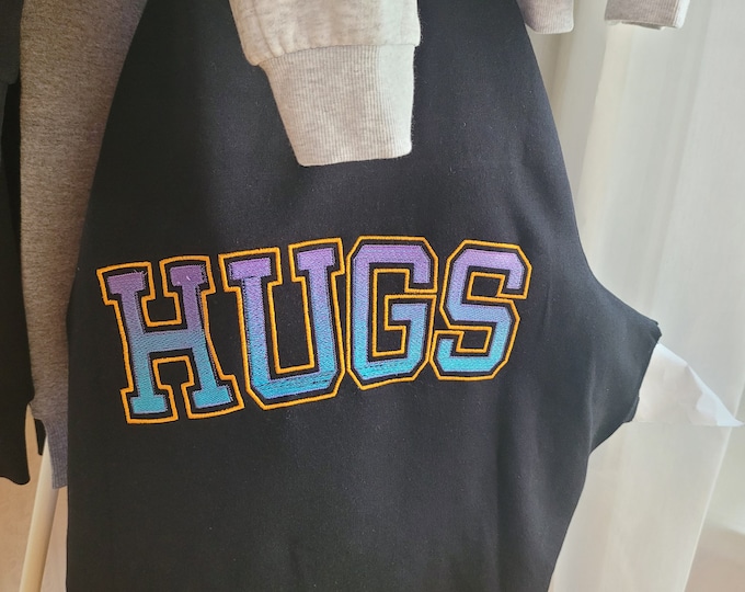 Rainbow Iridescent 2 Color Monogram varsity sport block FONT alphabet letters machine embroidery designs gradient ombre  BX also