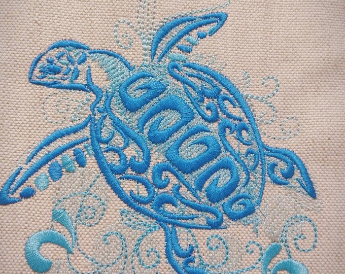 Unique and awesome Turtle  tribal machine embroidery designs assorted sizes for hoops 4x4, 5x7