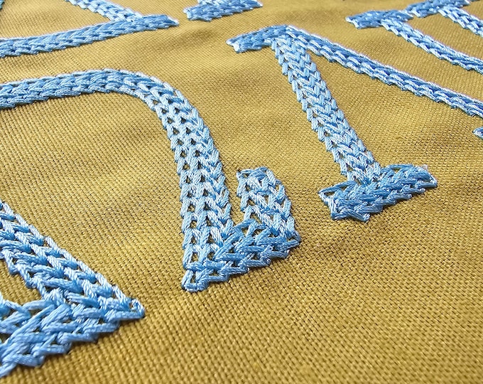 Chain Fill hand stitch effect Greek FONT Chain stitch Greek alphabet letters machine embroidery designs textured chain letters monogram BX