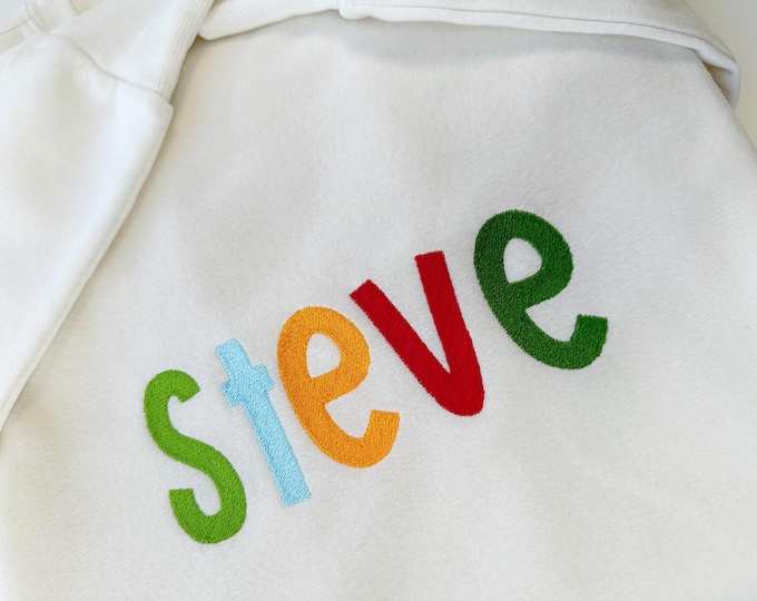 Versatile fill stitch Font Steve kids alphabet monogram Bold Font letters numbers machine embroidery designs many sizes 1.6 up to 5.2 inches