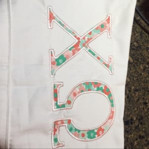 Greek applique Font machine embroidery applique designs 2, 3, 4, 5 and 6 inches