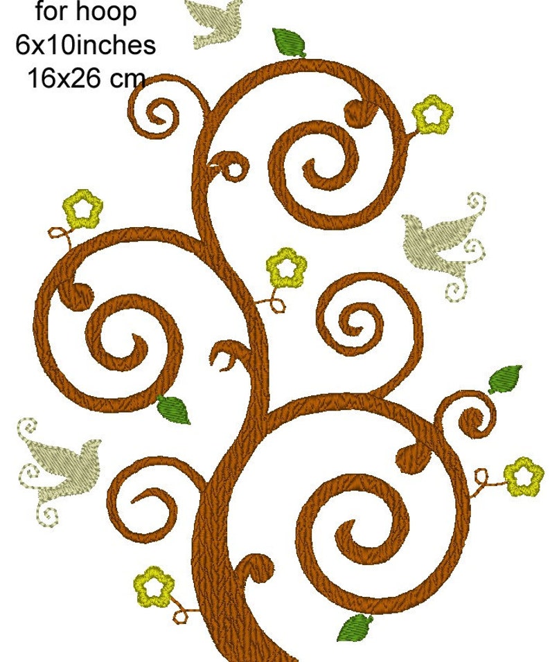 Tree of Life Machine Embroidery Designs - Multiple Sizes for Hoop 4x4 ...