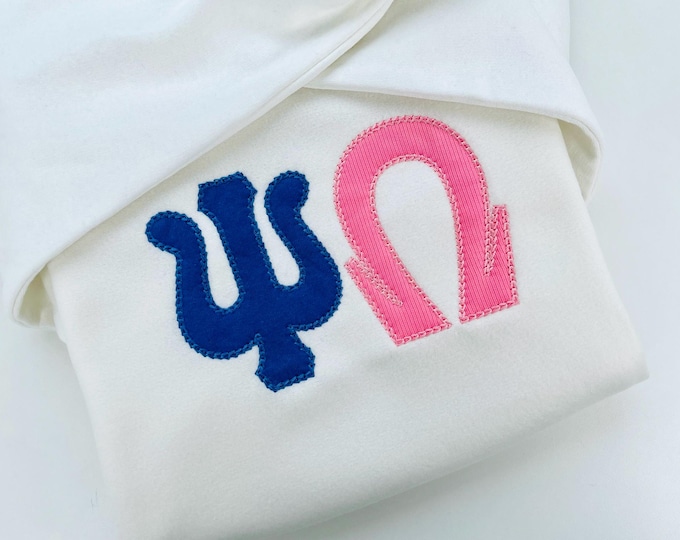 Greek Tall FONT Applique chain stitch outline Greek alphabet sororities monogram machine embroidery designs many sizes 2.6 up to 7 inch BX