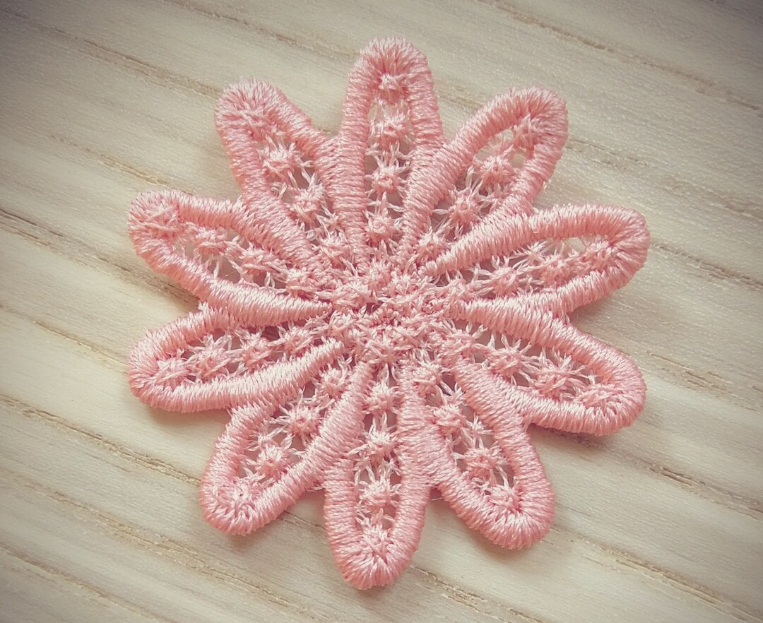 Dolly Flower Single Mini Delicate Classy Lace Flower FSL Free Standing