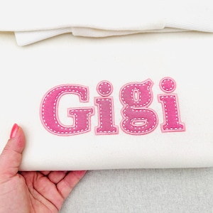 Applique FONT Tilda satin stitch and hand stitch effect 2 outline Alphabet Monogram – Style Showcase | machine embroidery Instant Download By Artapli Embroidery Format PES HUS DST JEF EXP VP3 XXX EXP