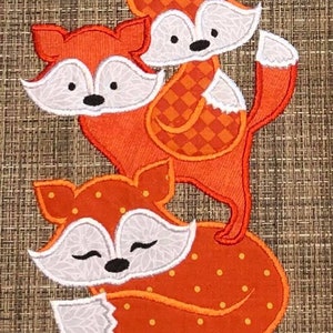 Fox Family Portrait Print With Any Names, Mothers Day Gifts for Mum,  Personalised Birthday Present for Mother in Law 