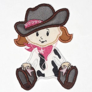 Cowboy rodeo western girl - cowgirl and cowboy boy - machine embroidery designs INSTANT DOWNLOAD