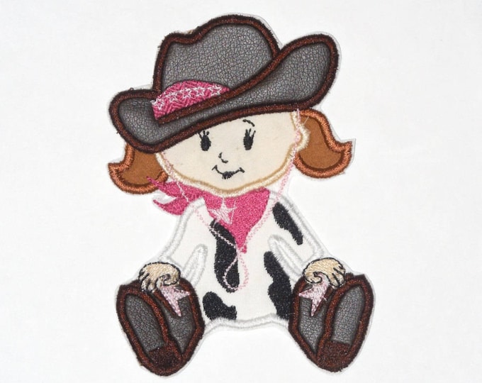 Cowboy rodeo western girl - cowgirl and cowboy boy - machine embroidery designs INSTANT DOWNLOAD