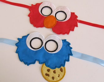 Kids Mask Set of 3 types In the hoop ITH project machine embroidery designs in multiple sizes funny masks for kids and adults play together