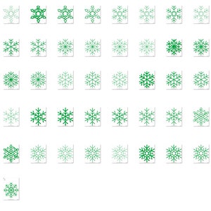 Micro Mini Small 16 Single Snowflakes Machine Embroidery Designs Files ...