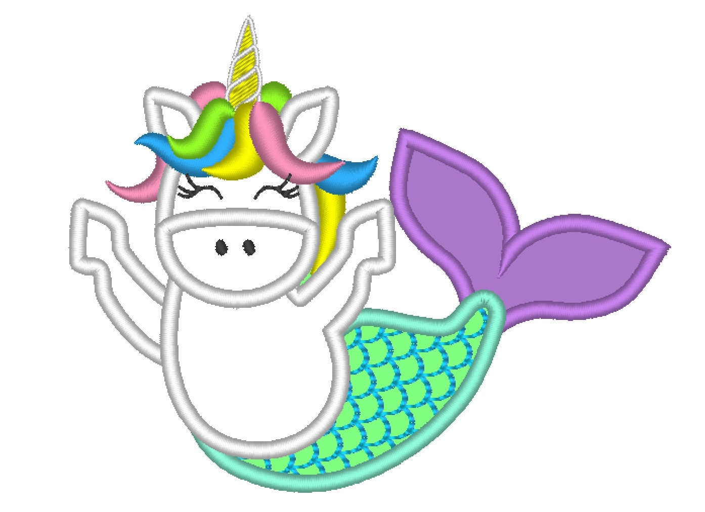 Cute Little Fish Machine Embroidery Design