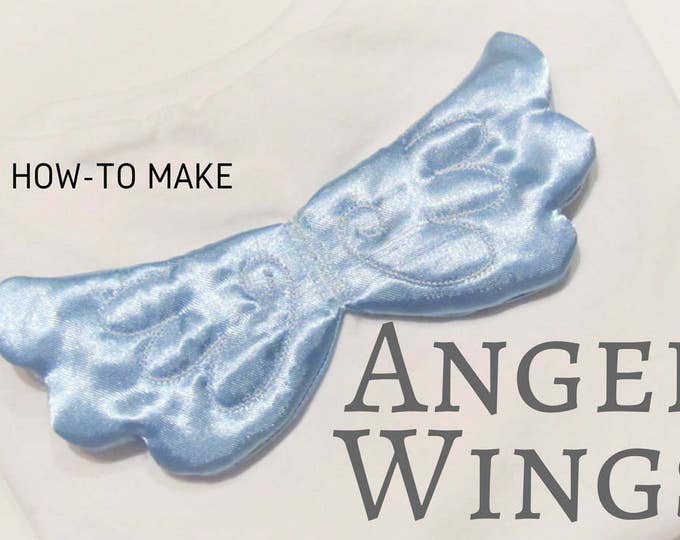 Baby angel magic wings, great for princess tutu theme, machine embroidery project designs  In the hoop embroidery asorted sizes INSTANT